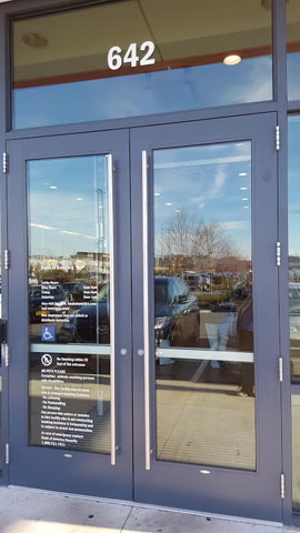 Commercial Glass Door installation service in New York